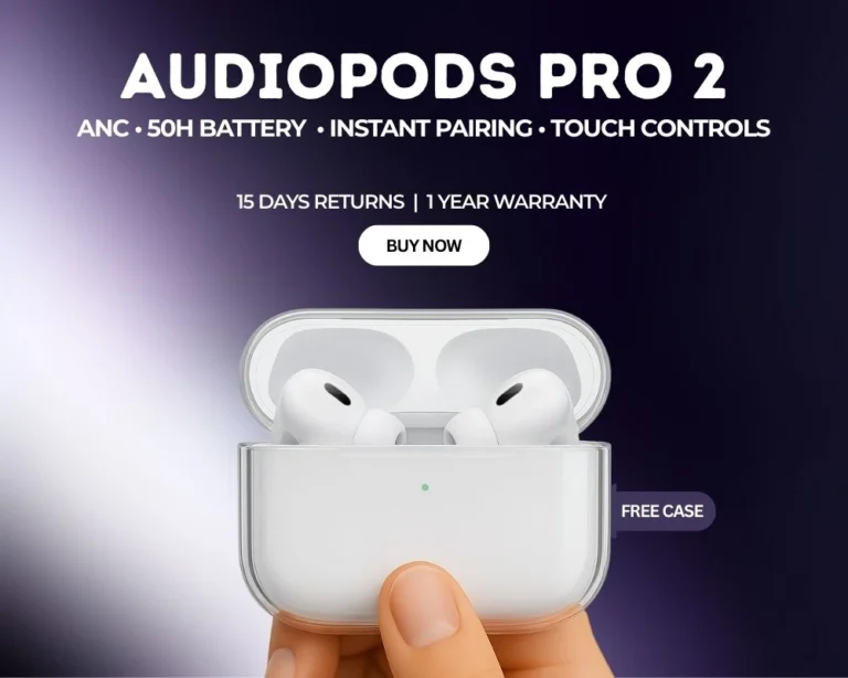 AudioPods Pro 2 with Case offer banner mobile